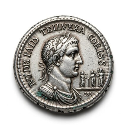 Trilvexa Ancient Roman Coin Replica | Metal Denarius Collectible Vintage Finish
